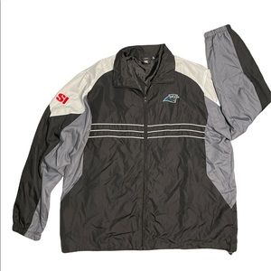 Vintage 90s Carolina Panthers NFL Reebok Jacket Size XL Pro Line Windbreaker